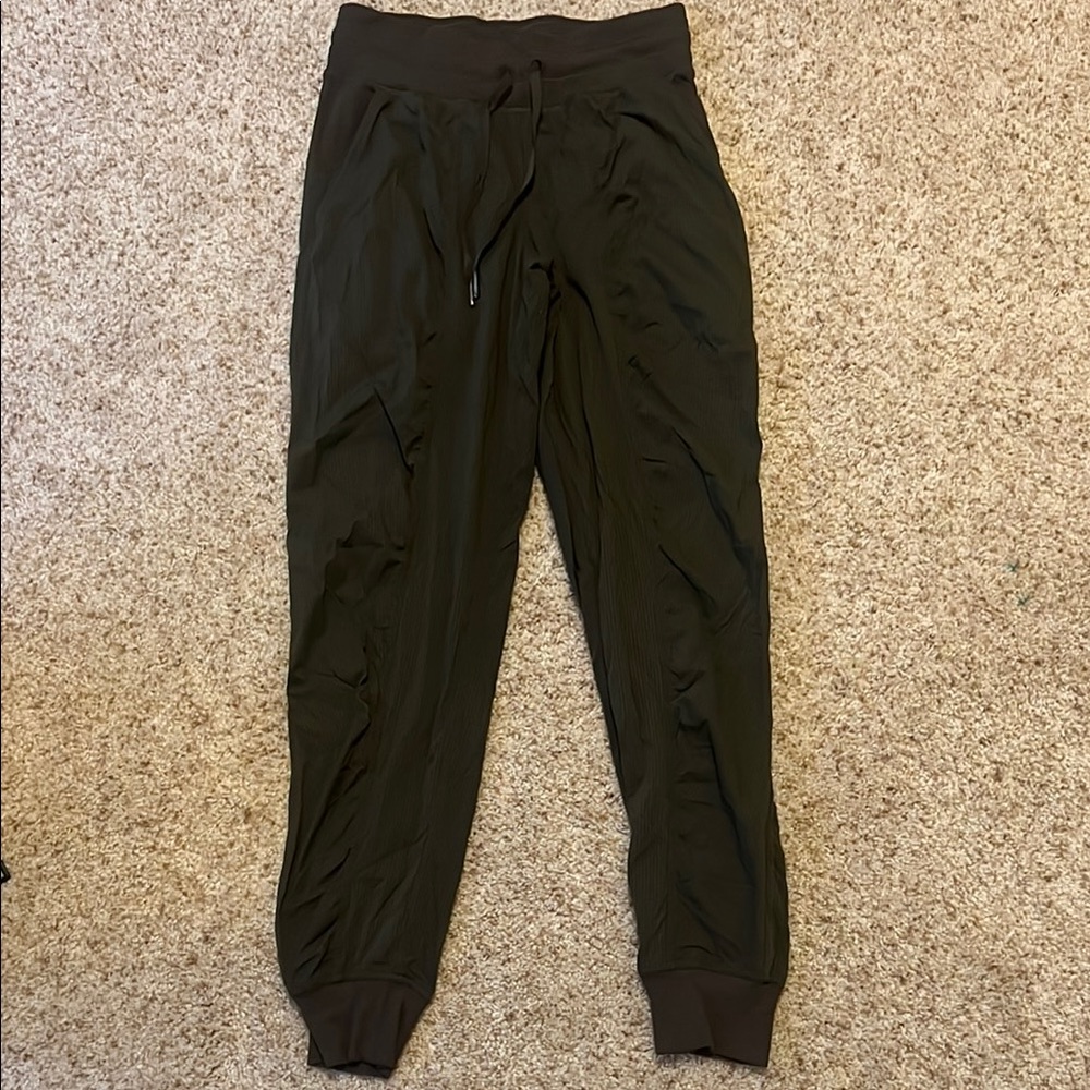 Lululemon Dark Green Dance Studio Joggers